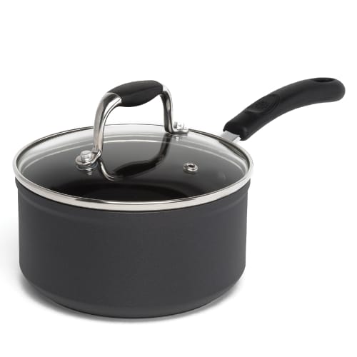 Symphony 1.5 QT Sauce Pan with Vented Lid, PFOA Free Non-Stick, Stianless Steel